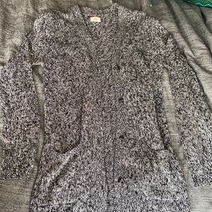 Calf-length Cardigan